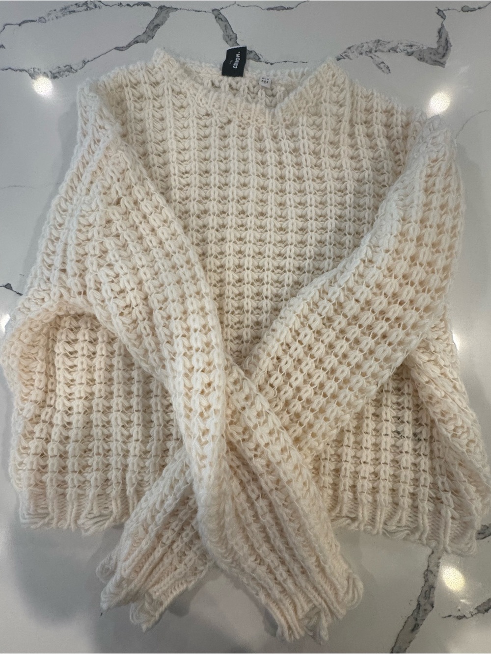 Cozy Cream Chunky Knit Sweater - ASOS
